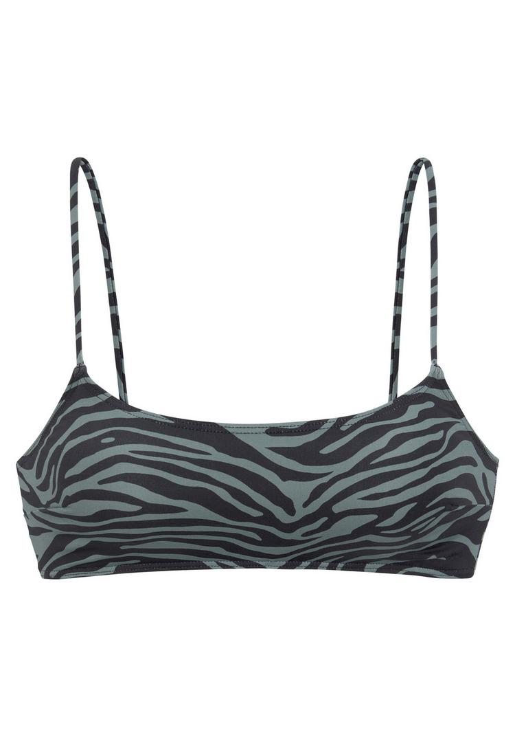 VENICE BEACH VENICE BEACH Bustier-Bikini-Top Bikini Oberteil Damen - schwarz-oliv - 0 | SportScheck