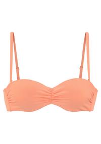 VENICE BEACH Bandeau-Bikini-Top Bikini Oberteil Damen - lachs