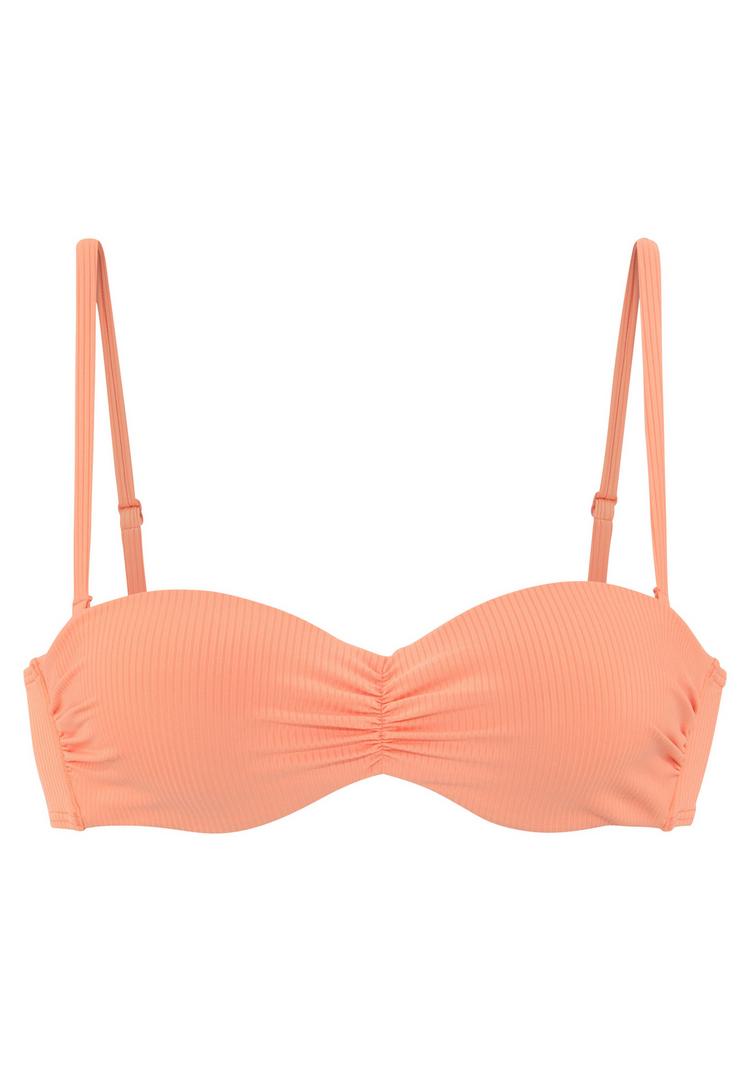 VENICE BEACH VENICE BEACH Bandeau-Bikini-Top Bikini Oberteil Damen - lachs - 0 | SportScheck