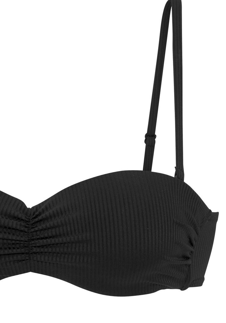 VENICE BEACH VENICE BEACH Bandeau-Bikini-Top Bikini Oberteil Damen - schwarz - 1 | SportScheck