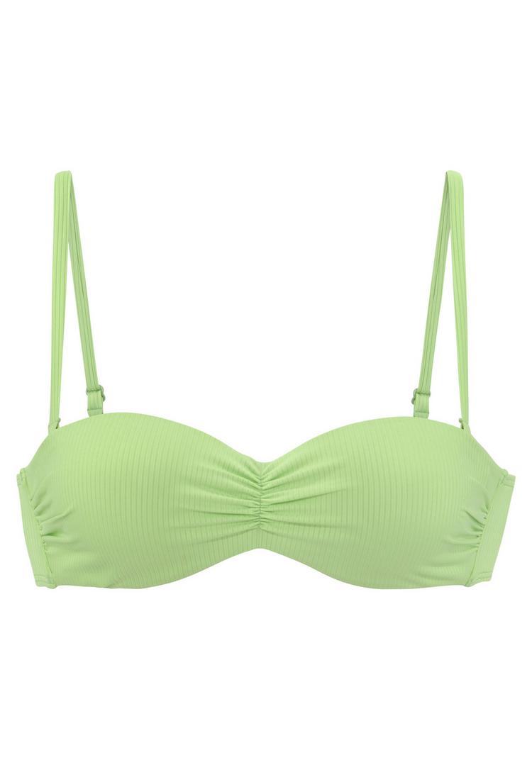 VENICE BEACH VENICE BEACH Bandeau-Bikini-Top Bikini Oberteil Damen - lime - 0 | SportScheck