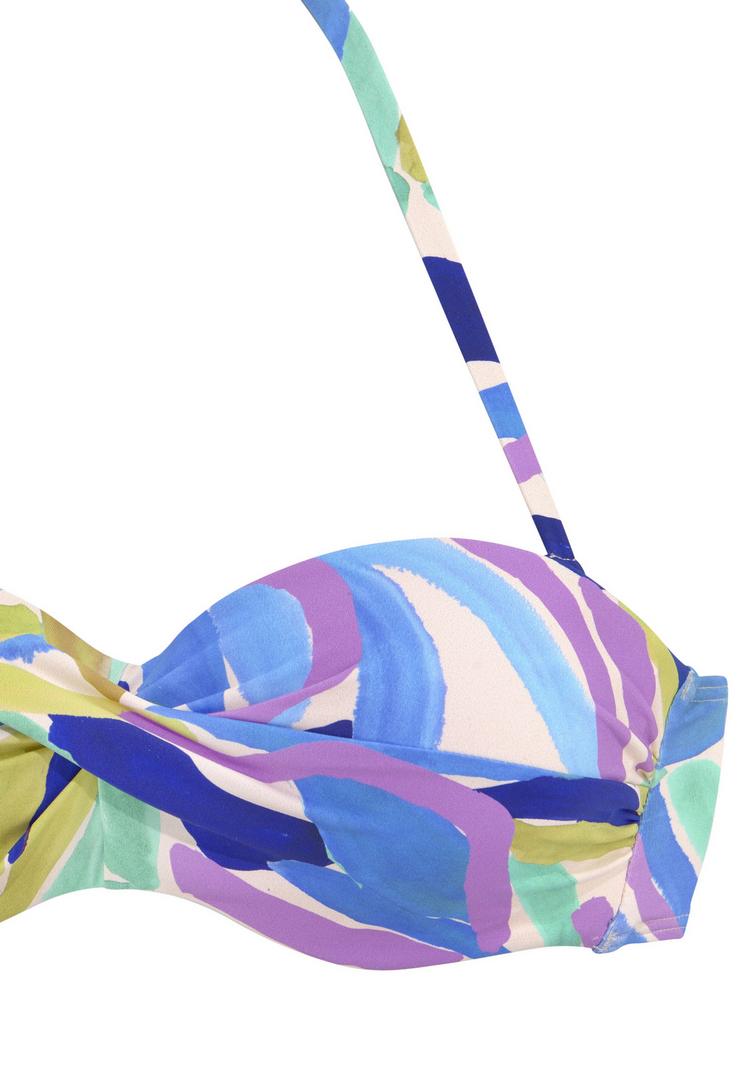 S.OLIVER S.OLIVER B&uuml;gel-Bandeau-Bikini Bikini Set Damen - blau-gr&uuml;n - 0 | SportScheck