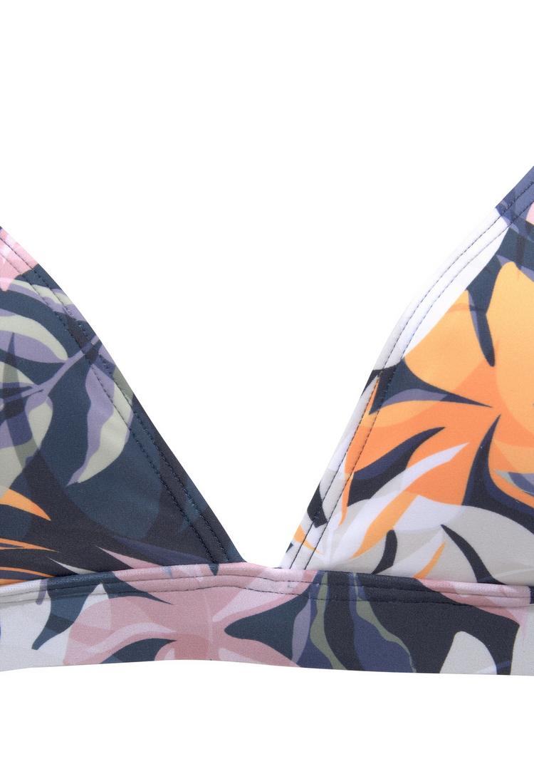 LASCANA Active LASCANA Active Triangel-Bikini-Top Bikini Oberteil Damen - nachtblau bedruckt - 1 | SportScheck