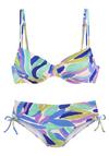 S.OLIVER B&uuml;gel-Bikini Bikini Set Damen - blau-gr&uuml;n