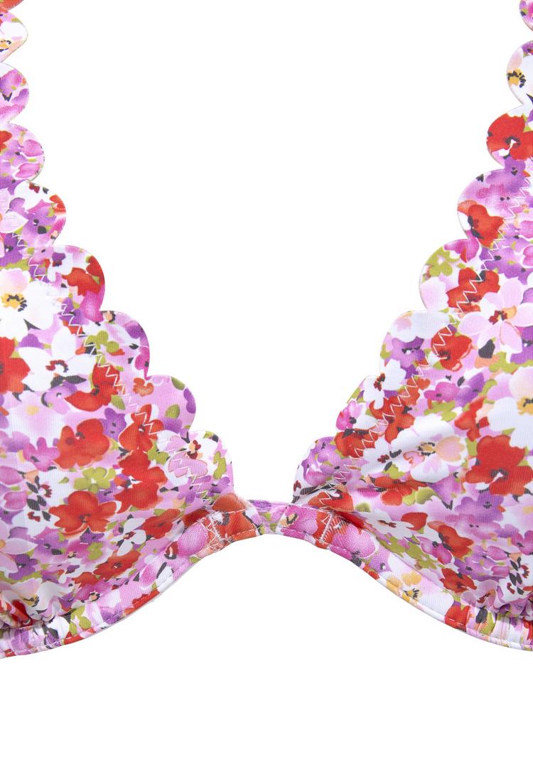 Lascana Lascana B&uuml;gel-Bikini-Top Bikini Oberteil Damen - rot-flieder - 0 | SportScheck