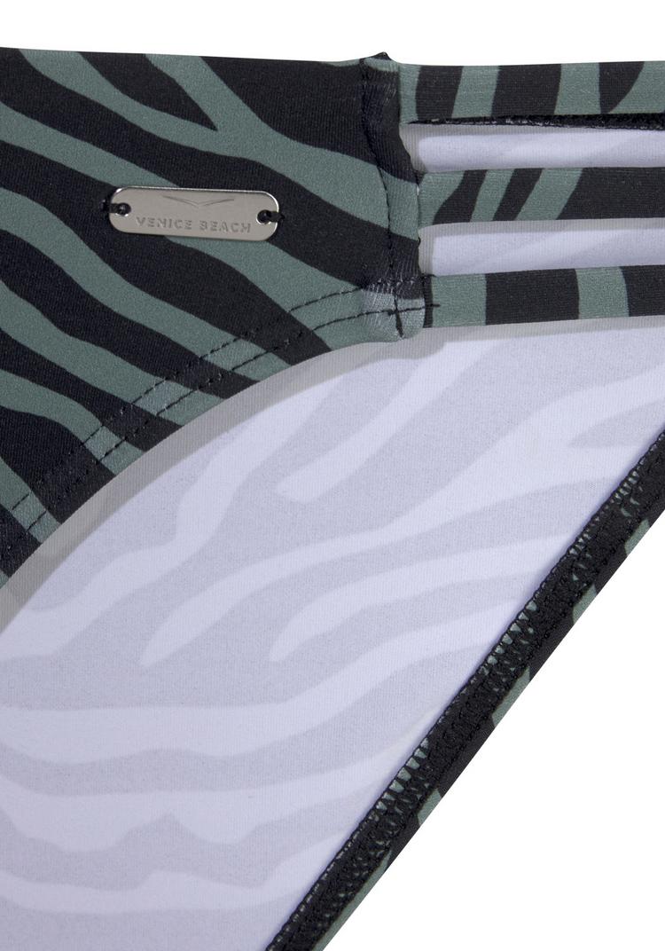 VENICE BEACH VENICE BEACH Bikini-Hose Bikini Hose Damen - schwarz-oliv - 1 | SportScheck