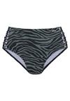 VENICE BEACH Highwaist-Bikini-Hose Bikini Hose Damen - schwarz-oliv