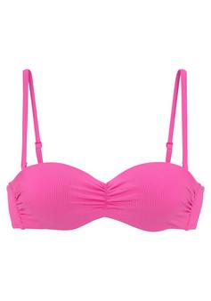VENICE BEACH Bandeau-Bikini-Top Bikini Oberteil Damen pink