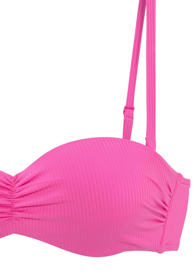 VENICE BEACH VENICE BEACH Bandeau-Bikini-Top Bikini Oberteil Damen - pink - 0 | SportScheck