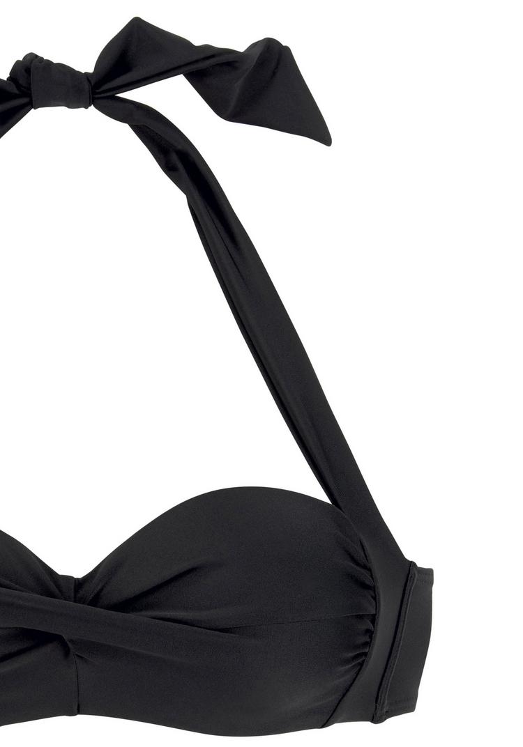 Lascana Lascana B&uuml;gel-Bandeau-Bikini-Top Bikini Oberteil Damen - schwarz - 1 | SportScheck