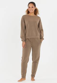 Rückansicht von Athlecia Jillnana Sweatshirt Damen 3107 Walnut