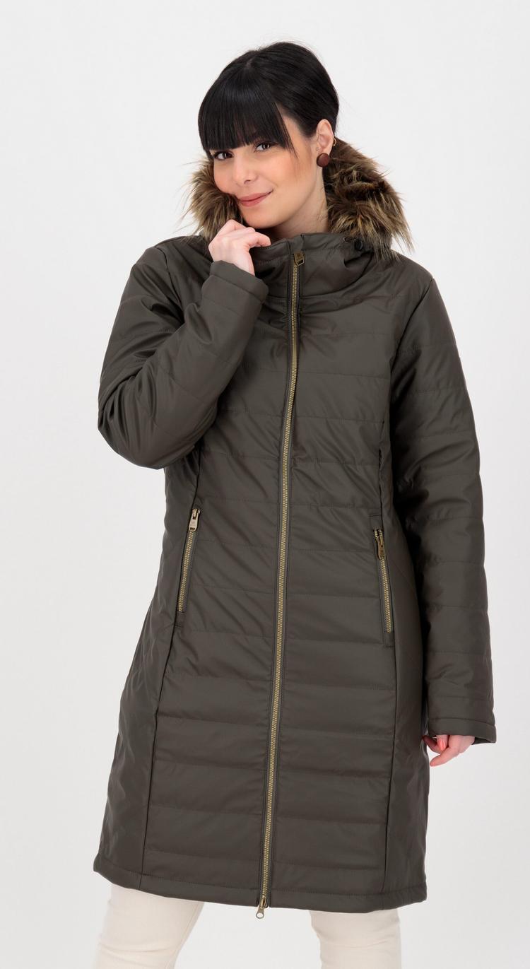 KILLTEC KILLTEC GW 12 WMN QLTD PRK Regenjacke Damen - gr&uuml;nanthrazit - 2 | SportScheck
