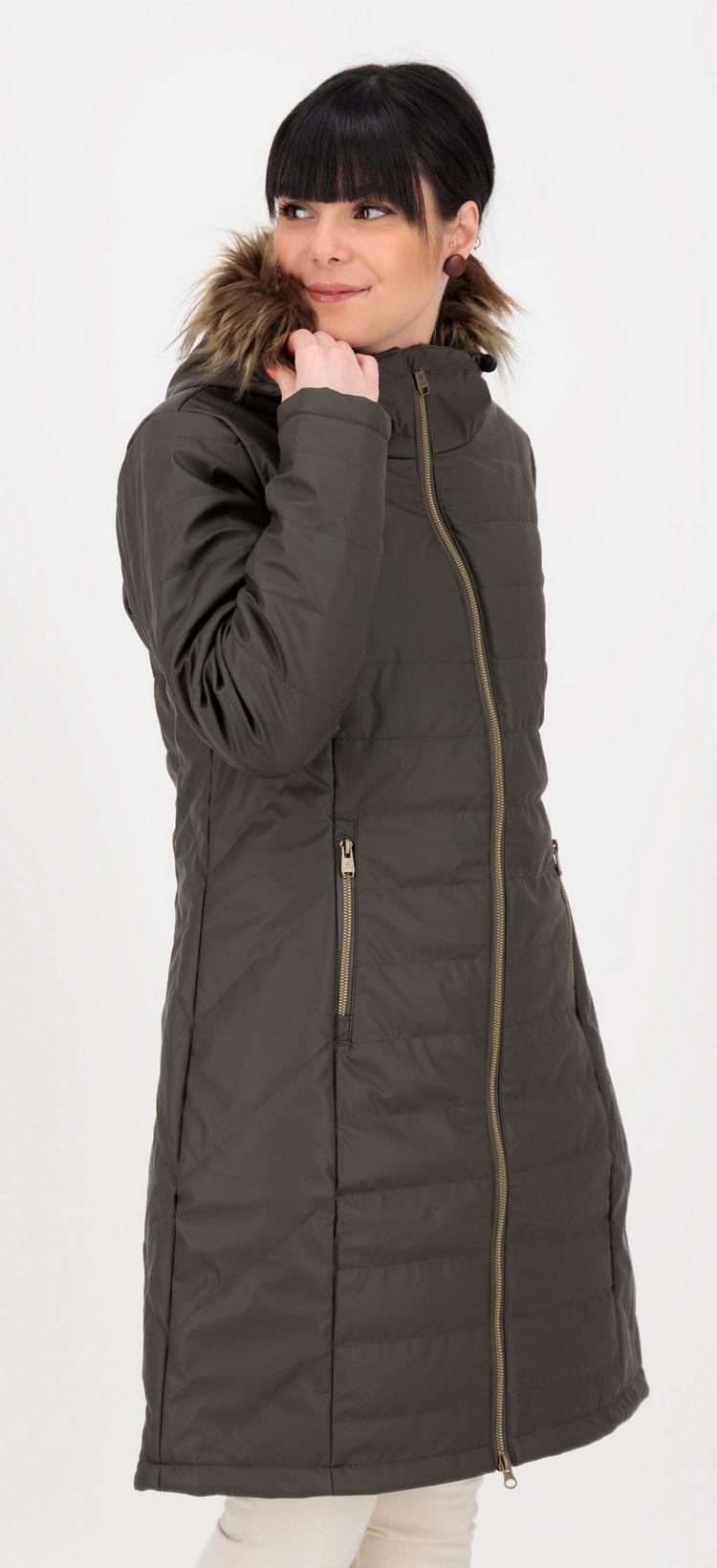 KILLTEC KILLTEC GW 12 WMN QLTD PRK Regenjacke Damen - gr&uuml;nanthrazit - 4 | SportScheck