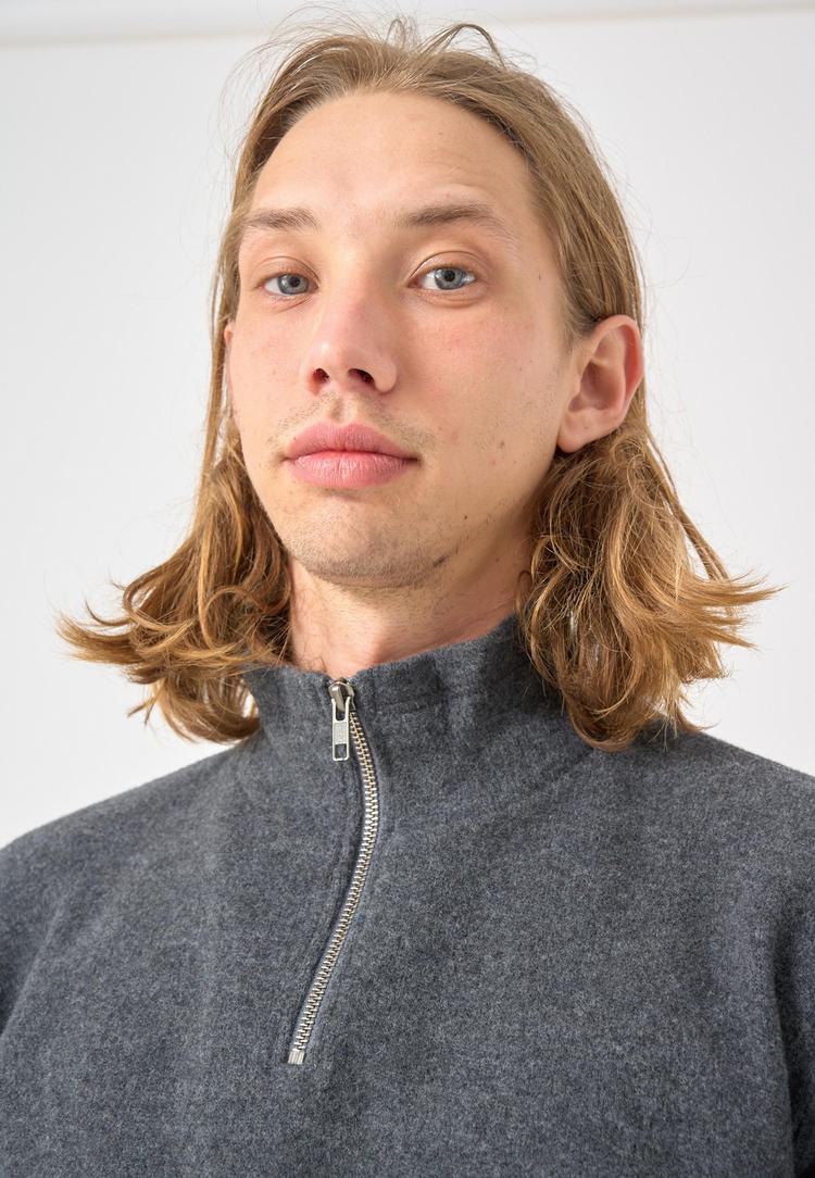 Cleptomanicx Cleptomanicx Noitch Strickpullover Herren - Heather Lava Smoke - 2 | SportScheck