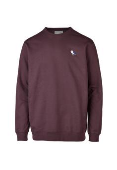 Cleptomanicx Embro Gull Sweatshirt Herren Plum Perfect