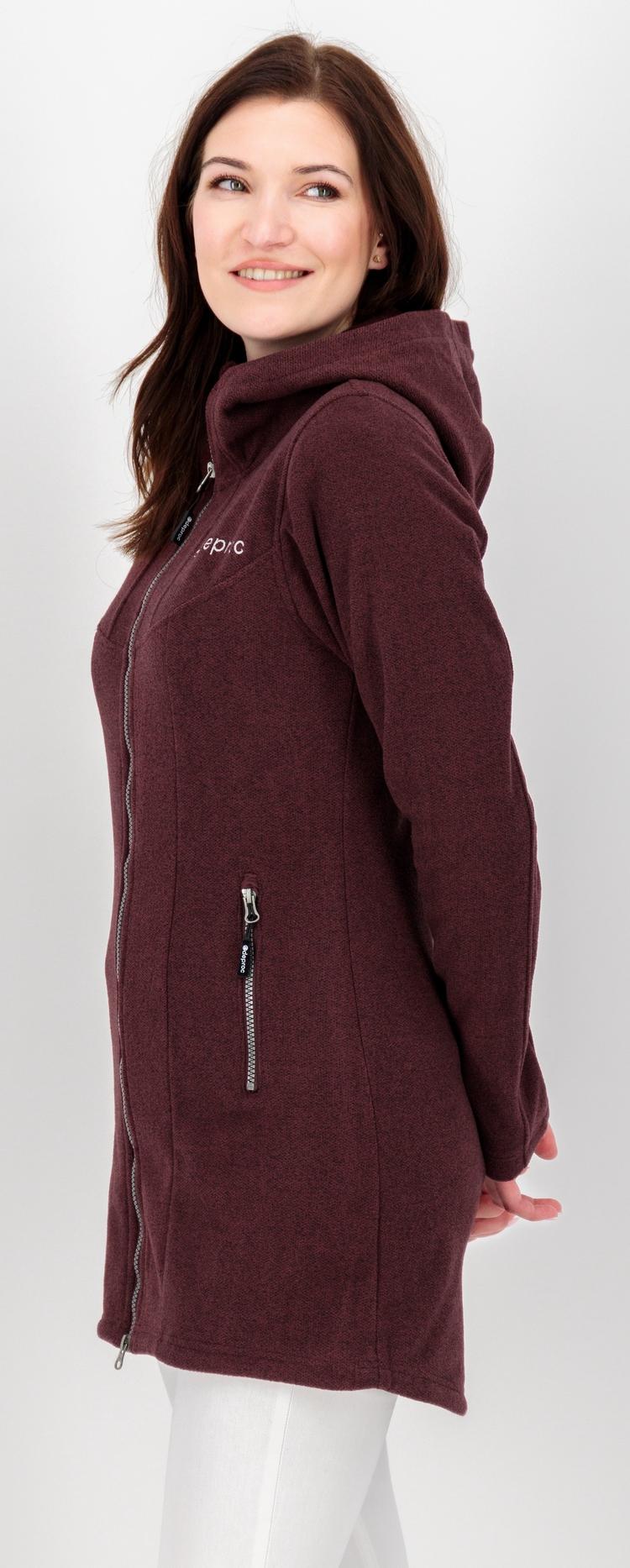 DEPROC active DEPROC active GLORY APRIL Strickfleece Damen - rot - 3 | SportScheck