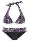 Lascana Triangel-Bikini Bikini Set Damen - schwarz bedruckt