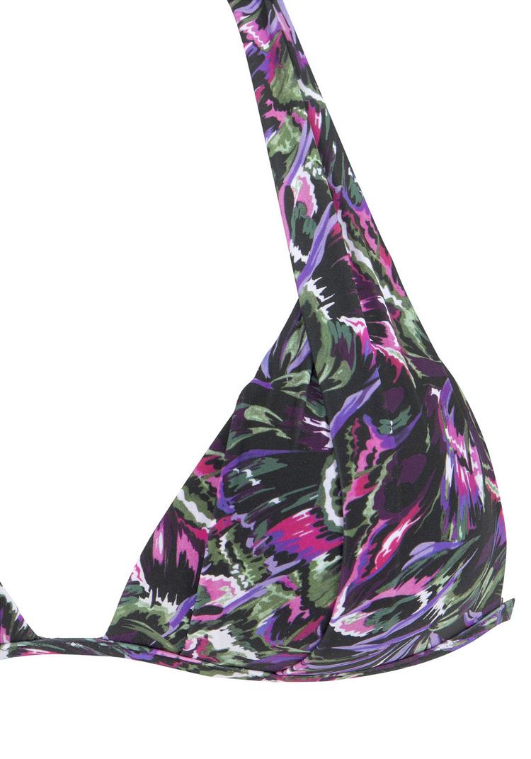 Lascana Lascana Triangel-Bikini Bikini Set Damen - schwarz bedruckt - 1 | SportScheck