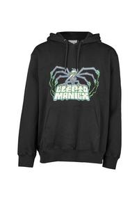 Cleptomanicx Boxy Hooded Grave Gull Hoodie Herren - Black