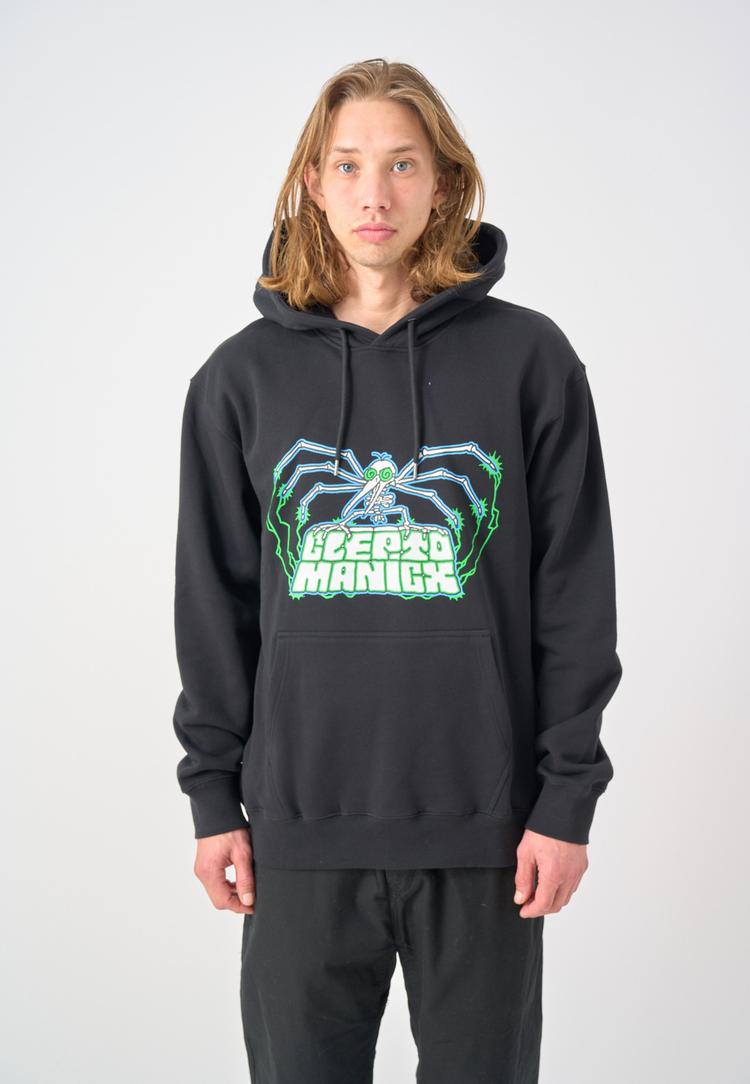 Cleptomanicx Cleptomanicx Boxy Hooded Grave Gull Hoodie Herren - Black - 0 | SportScheck