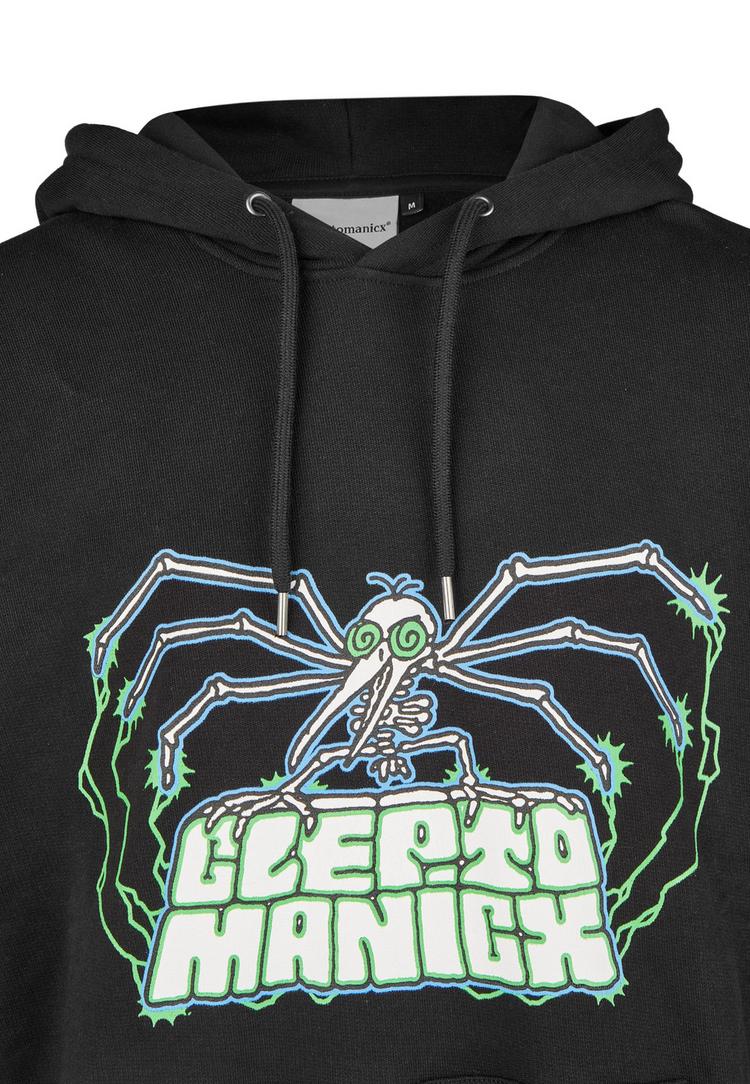 Cleptomanicx Cleptomanicx Boxy Hooded Grave Gull Hoodie Herren - Black - 2 | SportScheck