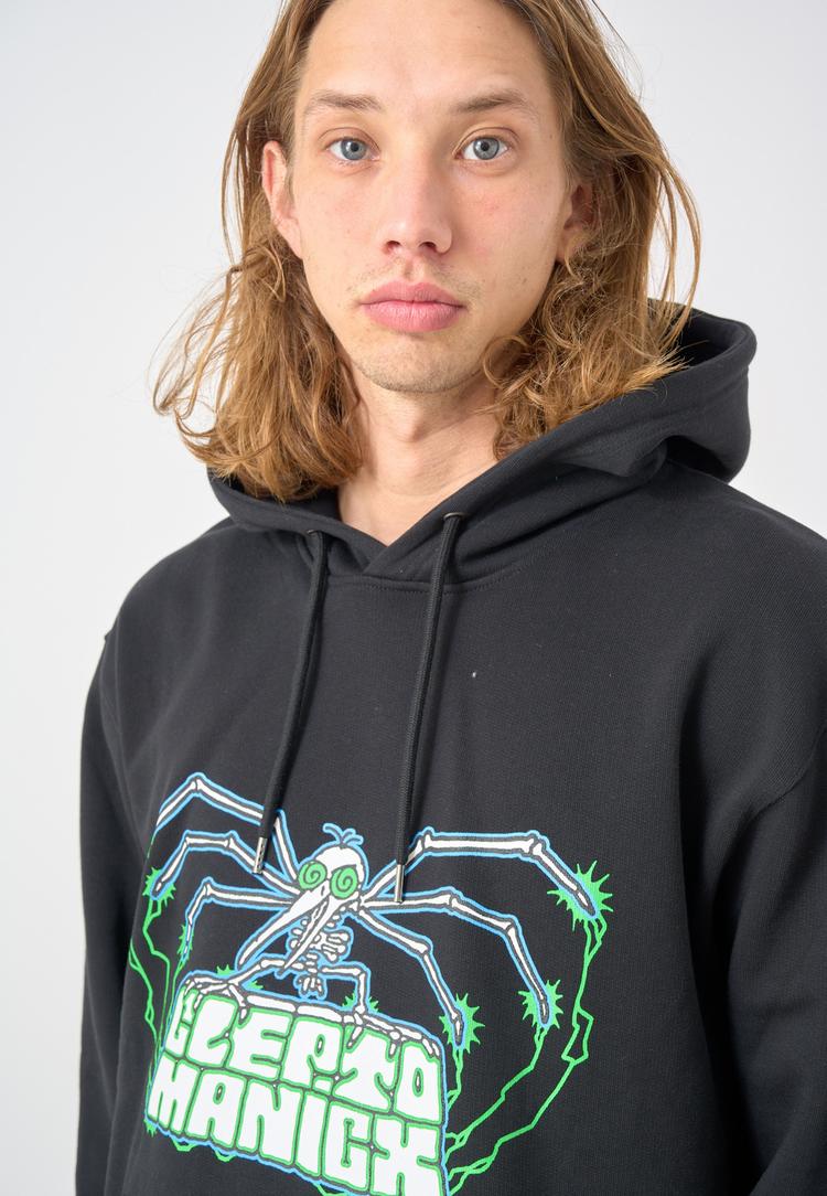 Cleptomanicx Cleptomanicx Boxy Hooded Grave Gull Hoodie Herren - Black - 3 | SportScheck