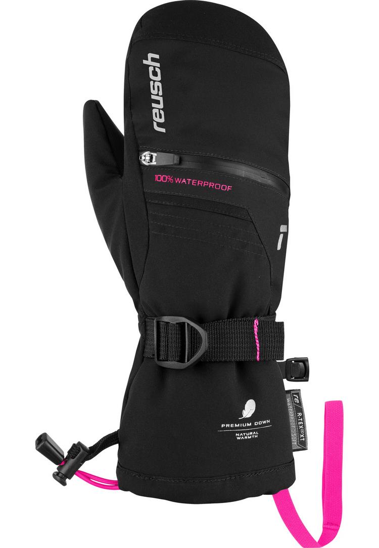 Reusch Reusch Lando R-TEX&reg; XT Junior Mitten Handschuh - 7720 black/pink glo - 0 | SportScheck
