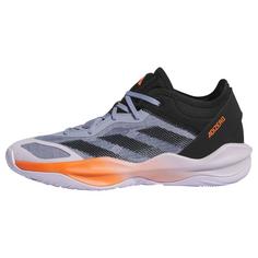 adidas Adizero Select 2.0 Low Schuh Sneaker Silver Violet / Core Black / Impact Orange