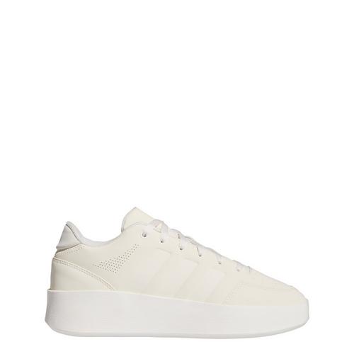 Rückansicht von adidas Mullaly Low Schuh Sneaker Cream White / Cloud White / Alumina