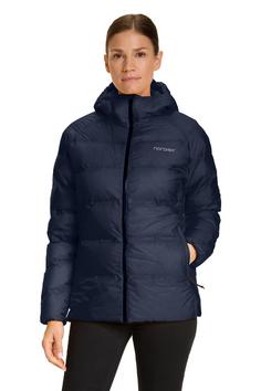 Rückansicht von Nordisk Lodur Daunenjacke Damen Dress Blue