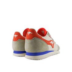 Rückansicht von KangaROOS Originals AUSSIE 2.0 Sneaker Weiß/Orange