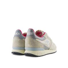 Rückansicht von KangaROOS Originals COIL R1 TECH Sneaker Beige/Fuchsia