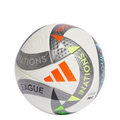 adidas UEFA Nations League 24 Pro Ball Fu&szlig;ball White / Iron Metallic / Silver Metallic