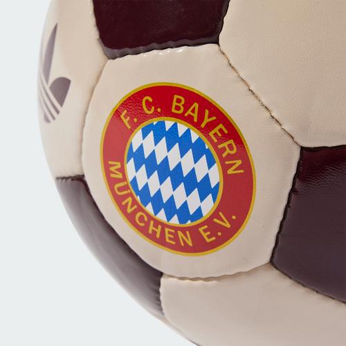 Rückansicht von adidas FC Bayern München Third Club Ball Fußball Linen / Shadow Red