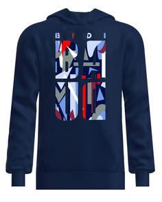 BIDI BADU New York 2024 Logo Chill Hoody Hoodie Herren dunkelblau/rot/blau