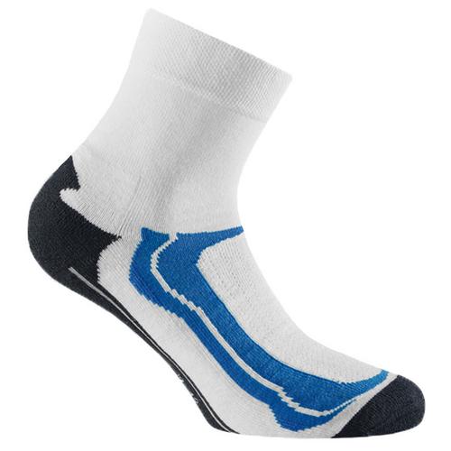 Rückansicht von Rohner Socken Socken Weiß/Blau