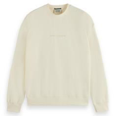 Scotch & Soda Sweatshirt Sweatshirt Herren Off-White