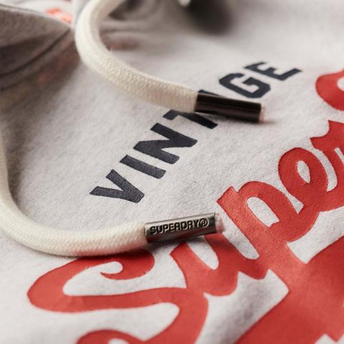 Rückansicht von Superdry Sweatshirt Sweatshirt Herren Hellgrau