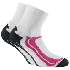 Rohner Socken Socken Weiß/Pink