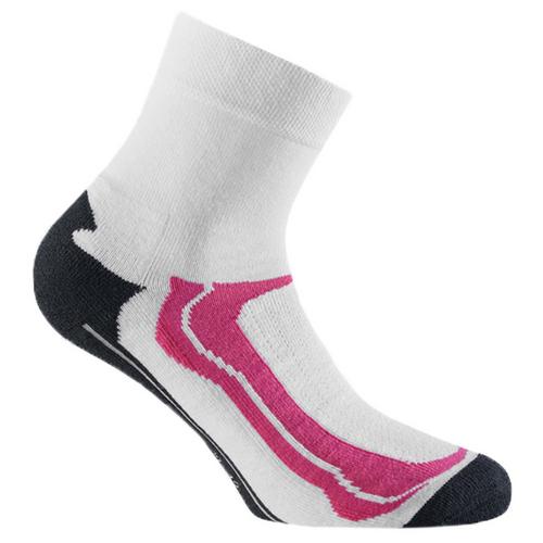 Rückansicht von Rohner Socken Socken Weiß/Pink