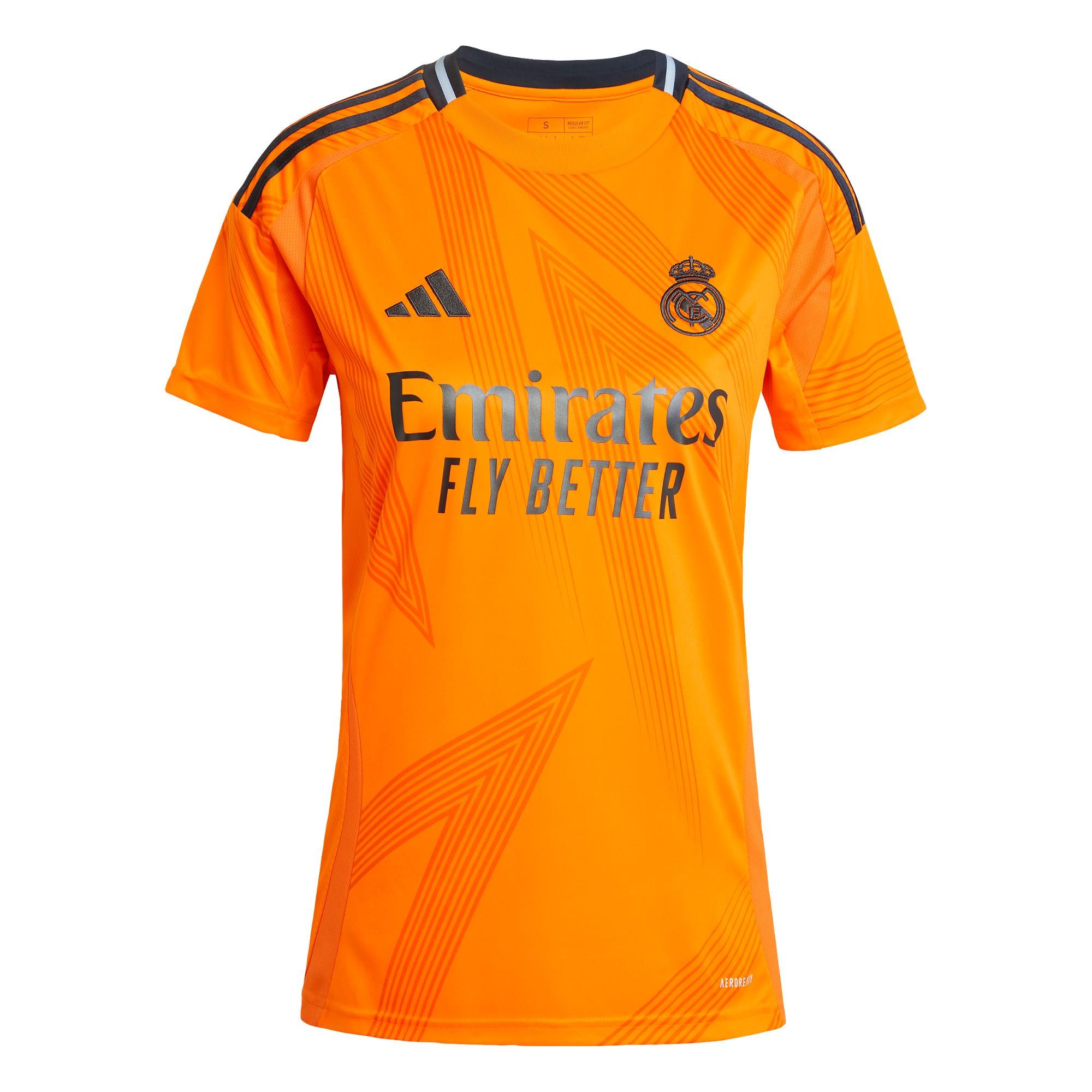 Adidas Real Madrid 24 25 Auswartstrikot Trikot Damen Crew Orange im Online Shop von SportScheck kaufen