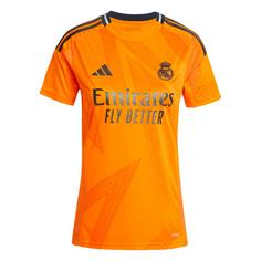 adidas Real Madrid 24/25 Auswärtstrikot Fußballtrikot Damen Crew Orange