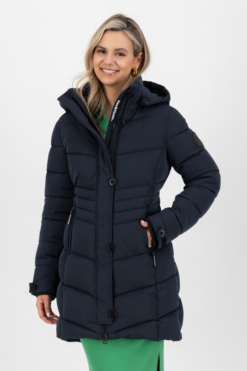 Rückansicht von ALIFE AND KICKIN AmaliaAK A Winterjacke Damen marine