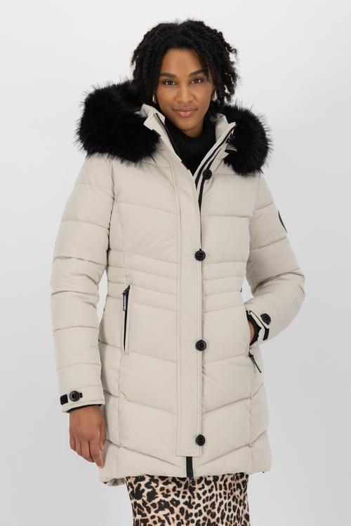 Rückansicht von ALIFE AND KICKIN AmaliaAK A Winterjacke Damen pumice