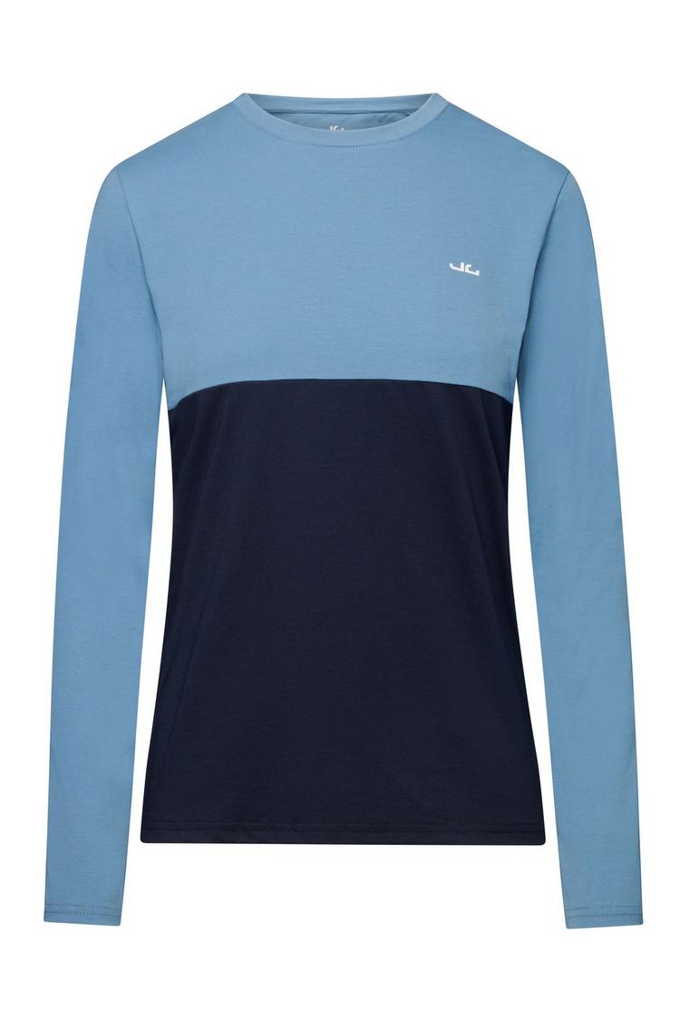 Jeff Green Jeff Green Bea Langarmshirt Damen - Navy/Sky Blue - 0 | SportScheck