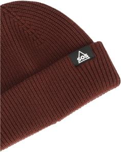 Rückansicht von SOS Rogla Beanie 5094 Deep Mahogany