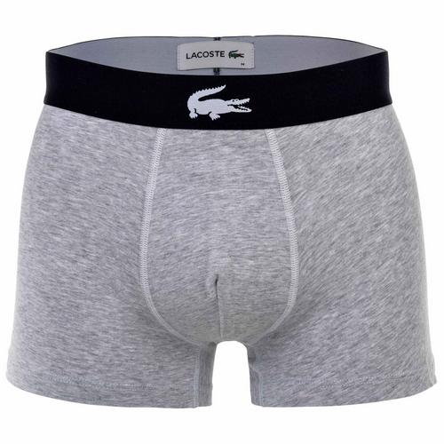 Rückansicht von Lacoste Boxershort Hipster Herren Blau/Grau/Schwarz