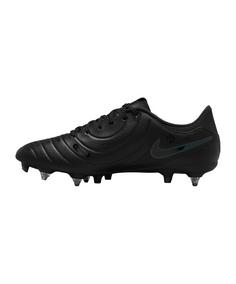 Rückansicht von Nike Tiempo Legend X Academy SG-Pro AC Shadow Fußballschuhe schwarzschwarz