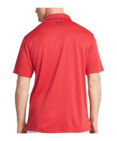 Rückansicht von Under Armour Tech Poloshirt Poloshirt Herren pink