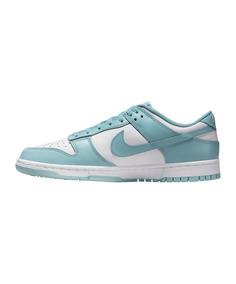 Rückansicht von Nike Dunk Retro Low Sneaker Herren weissblau